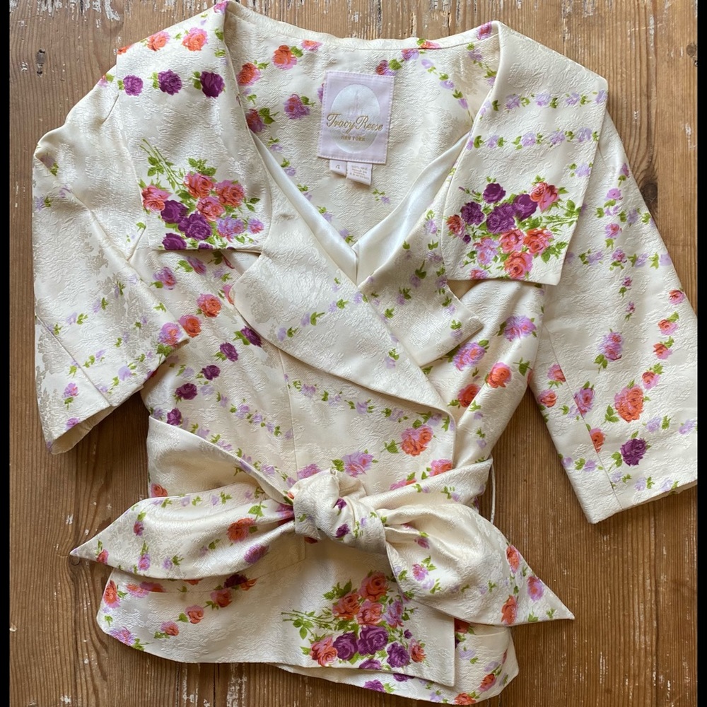 TRACY REESE NEW YORK mint condition silk blazer